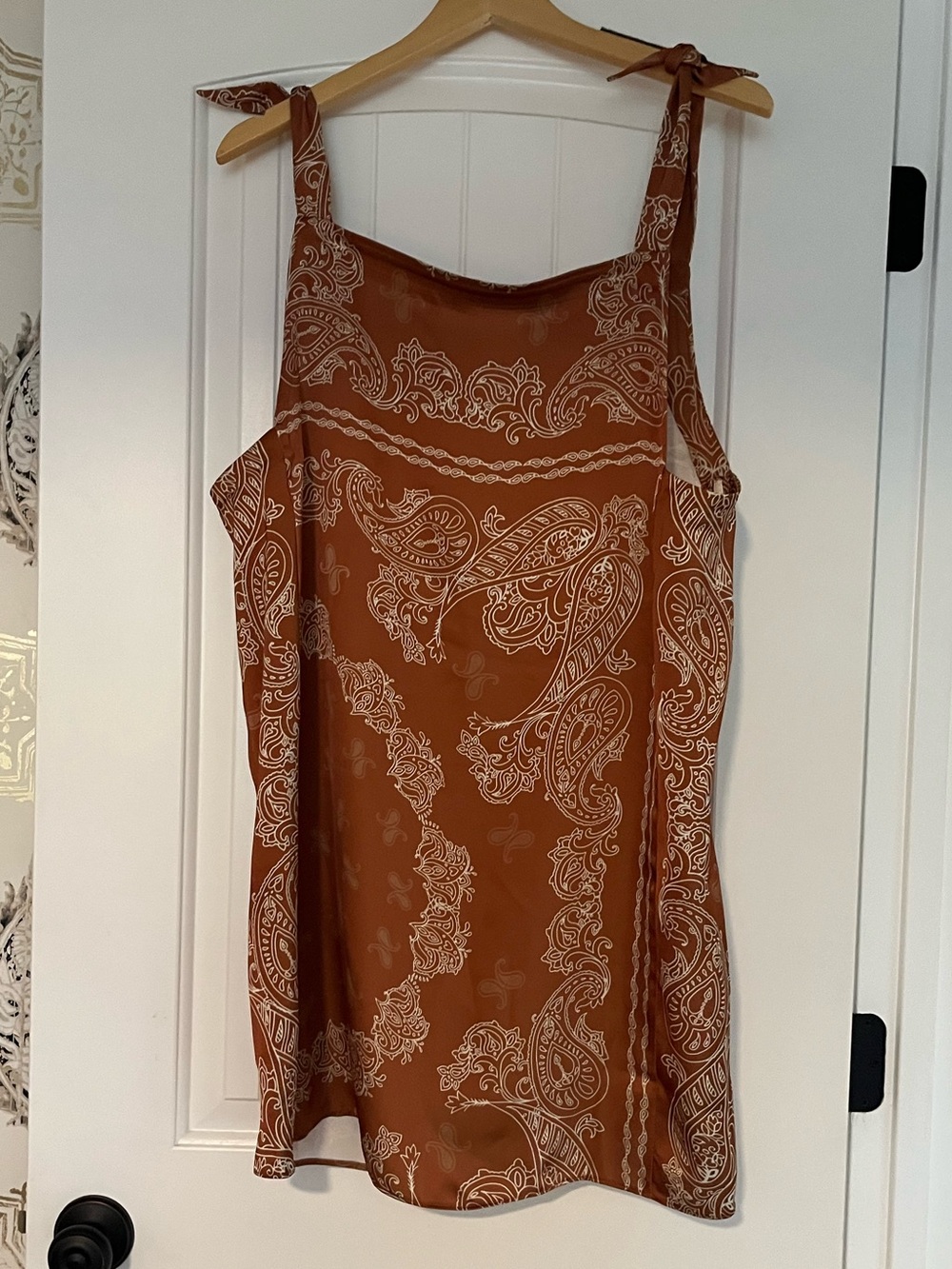 Free People Rococo Sand knotted shoulder dress size Large - Picture 2 of 6